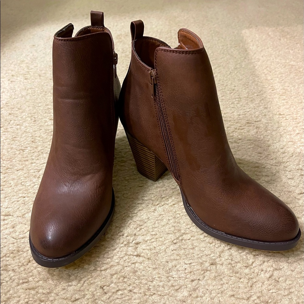 Just fab women's ankle bootie